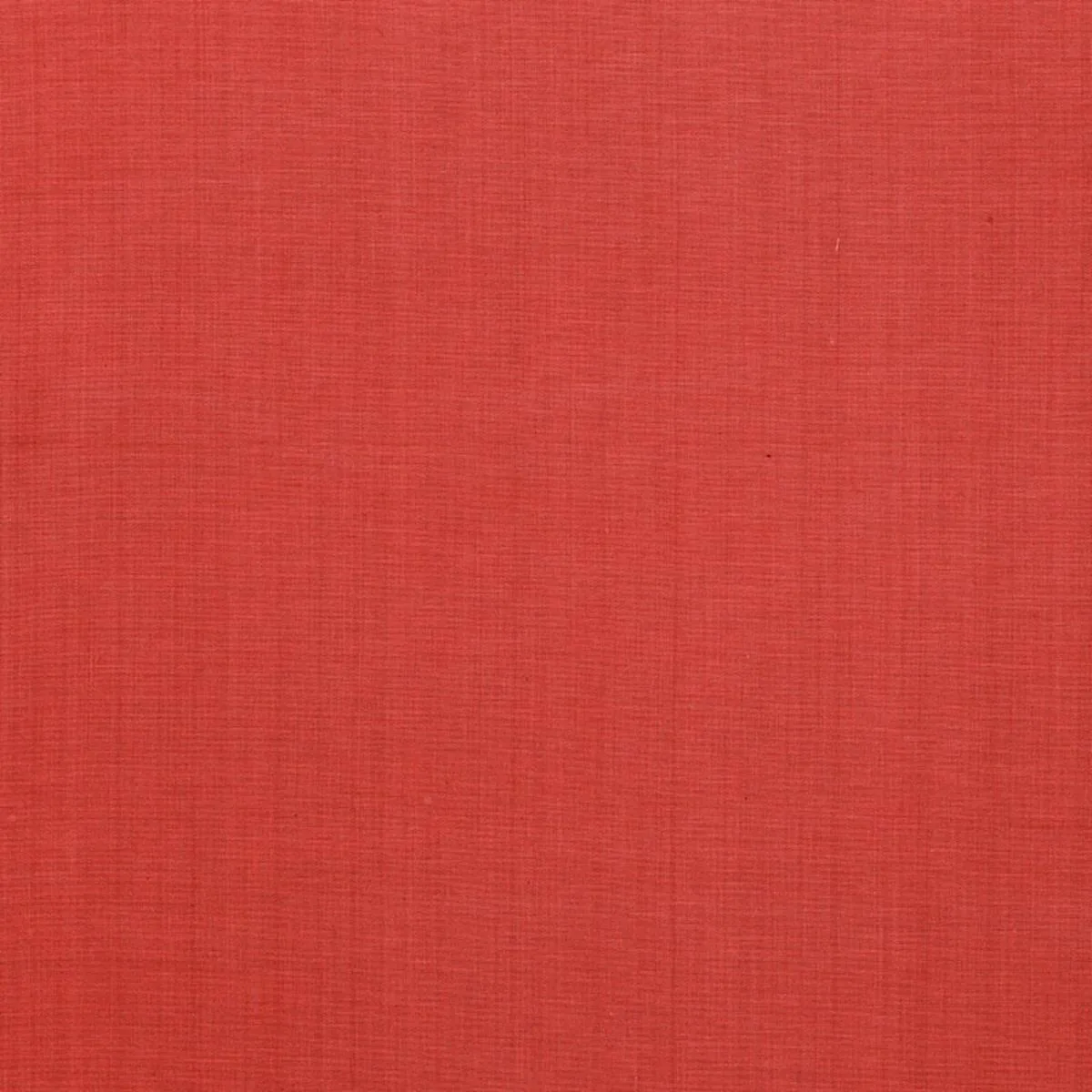 Schumacher 62946 Avery Cotton Plain Red fabric swatch