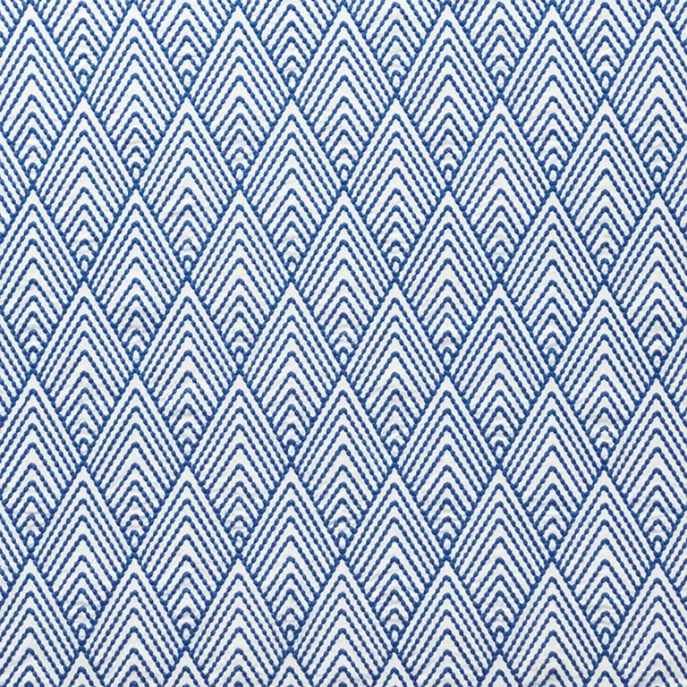 Schumacher 75371 Avila Embroidery Navy fabric swatch