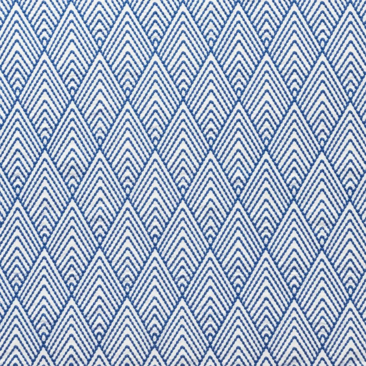Schumacher 75371 Avila Embroidery Navy fabric swatch