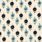 Schumacher 70210 Avodica Embroidery Aegean fabric swatch
