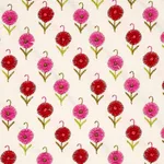 Schumacher 70211 Avodica Embroidery Azalea fabric swatch