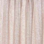Schumacher 84924 Aya Sheer Blush fabric swatch