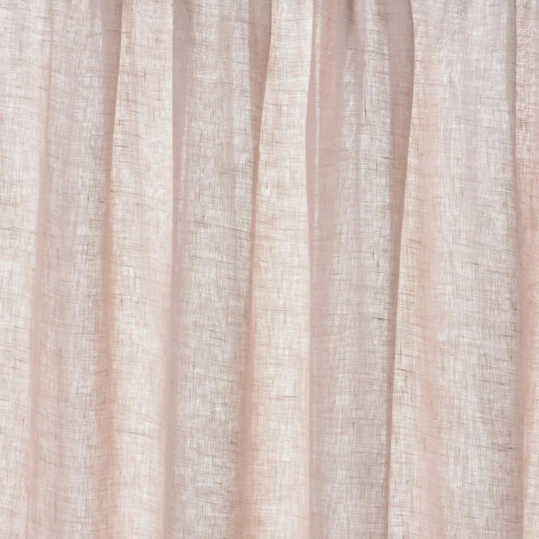 Schumacher 84924 Aya Sheer Blush fabric swatch