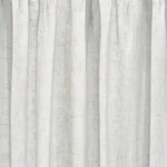 Schumacher 84925 Aya Sheer Dove fabric swatch
