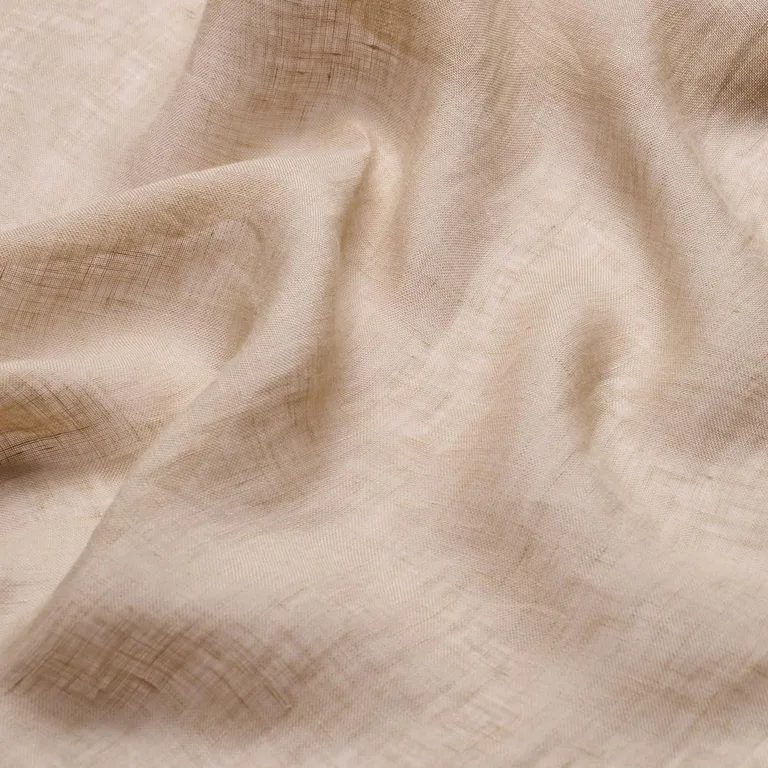 Schumacher 84922 Aya Sheer Natural fabric swatch