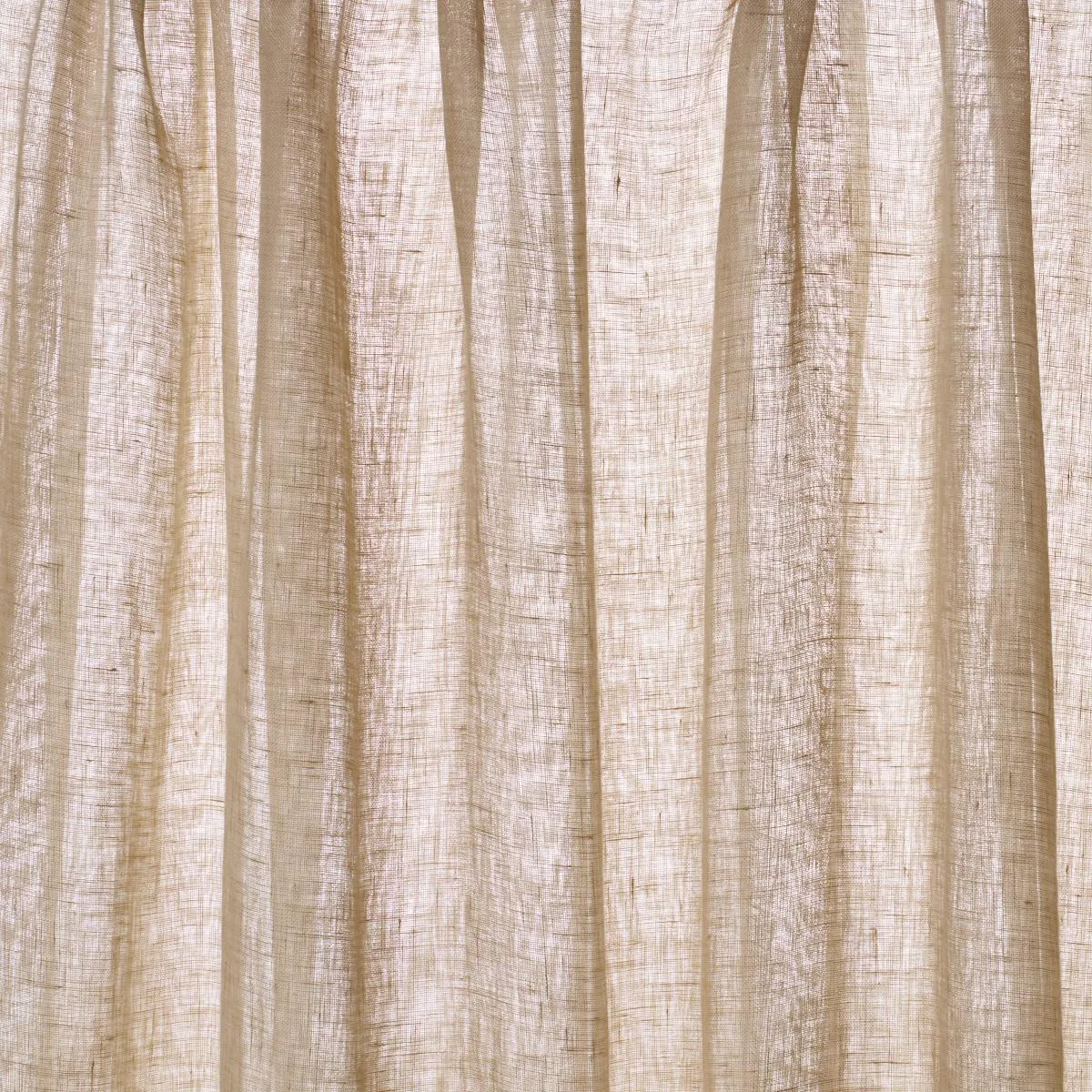 Schumacher 84922 Aya Sheer Natural fabric swatch
