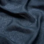 Schumacher 84928 Aya Sheer Navy fabric swatch