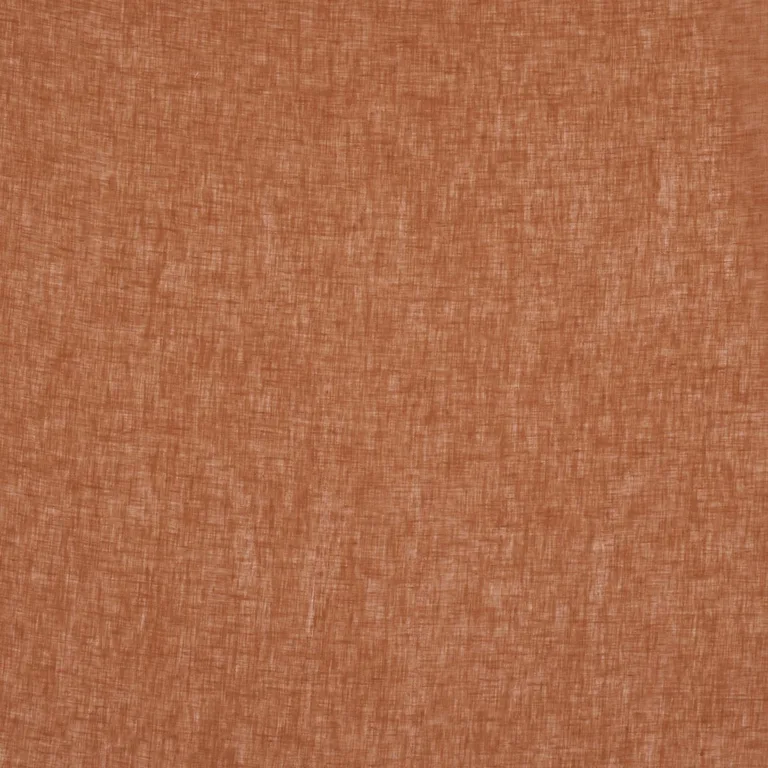 Schumacher 84929 Aya Sheer Rust fabric swatch