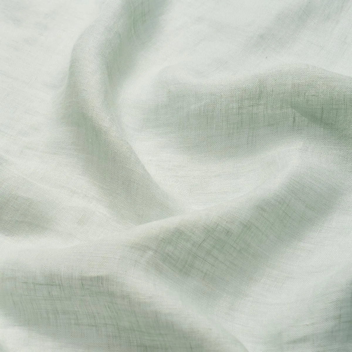 Schumacher 84926 Aya Sheer Seaglass fabric swatch