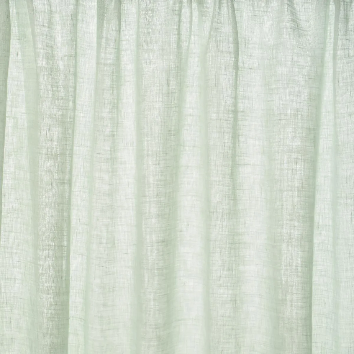 Schumacher 84926 Aya Sheer Seaglass fabric swatch
