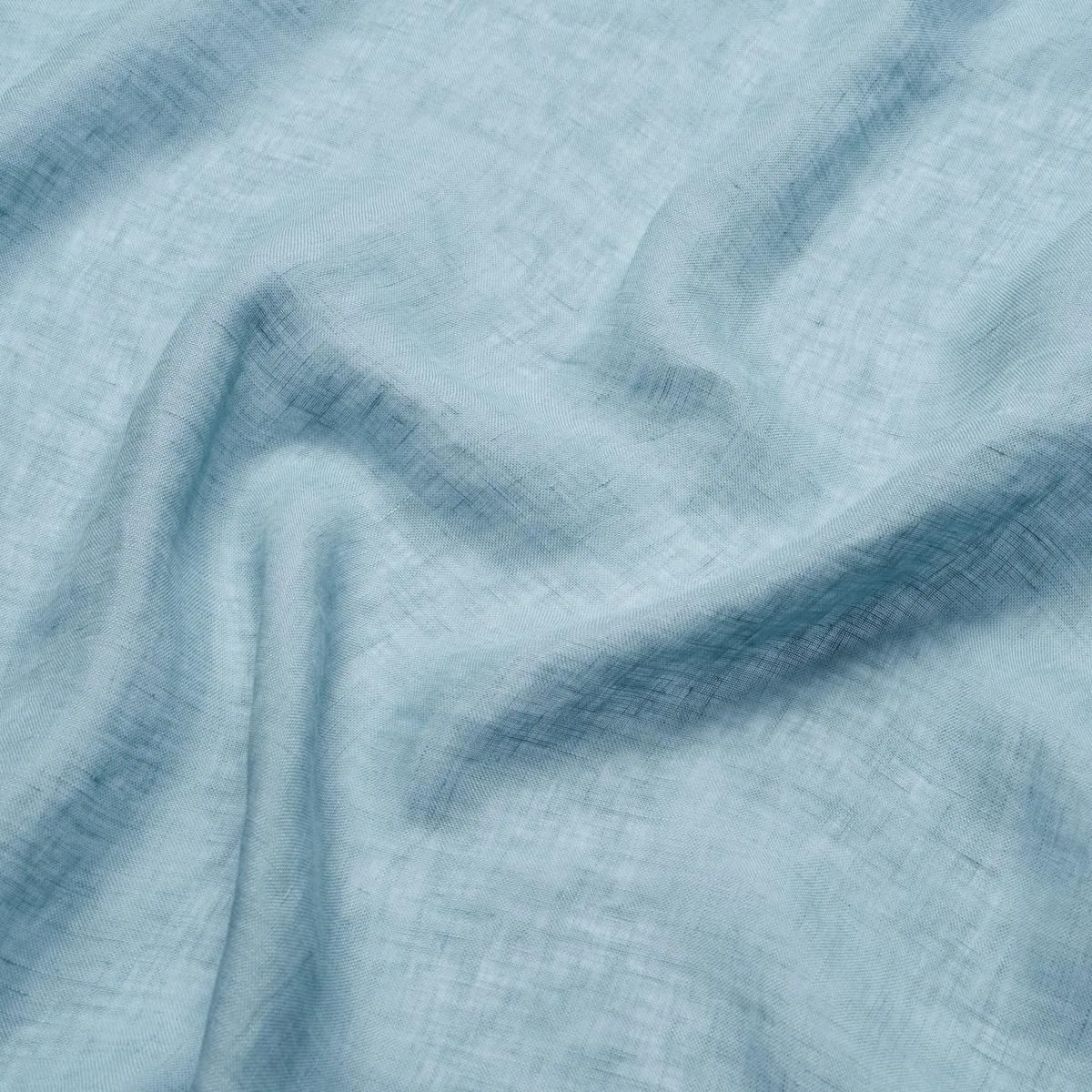 Schumacher 84923 Aya Sheer Sky fabric swatch