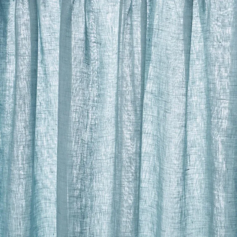 Schumacher 84923 Aya Sheer Sky fabric swatch