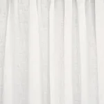 Schumacher 84920 Aya Sheer White fabric swatch