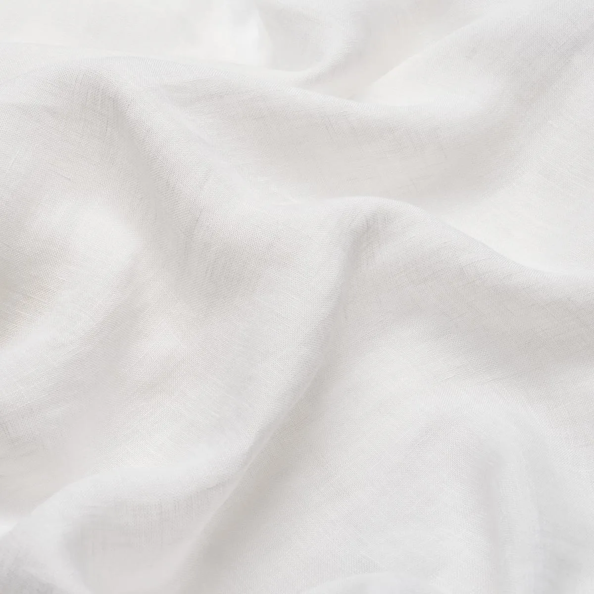 Schumacher 84920 Aya Sheer White fabric swatch