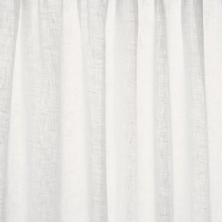 Schumacher 84920 Aya Sheer White fabric swatch