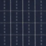 Schumacher 86722 Ayan Indigo fabric swatch