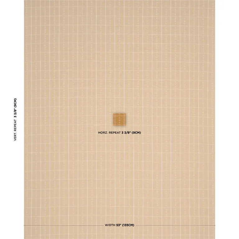 Schumacher 86721 Ayan Ochre fabric swatch