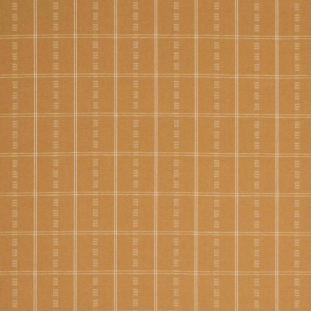 Schumacher 86721 Ayan Ochre fabric swatch
