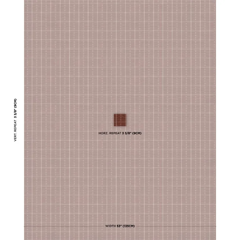 Schumacher 86720 Ayan Terracotta fabric swatch