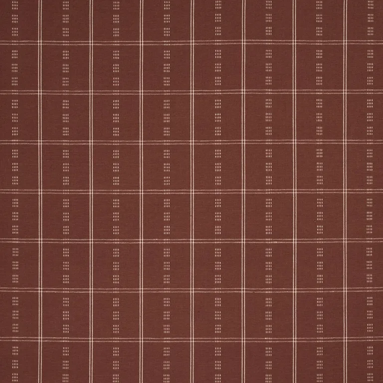 Schumacher 86720 Ayan Terracotta fabric swatch