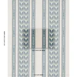 Schumacher 86550 Ayla Embroidery Ocean fabric swatch
