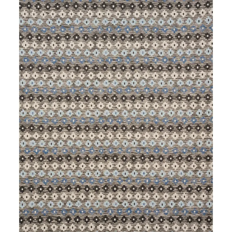 Schumacher 78130 Ayumi Performance Blue fabric swatch
