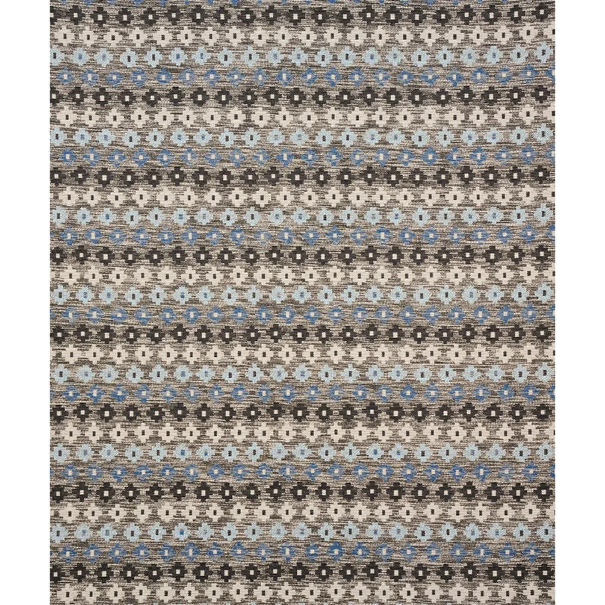 Schumacher 78130 Ayumi Performance Blue fabric swatch
