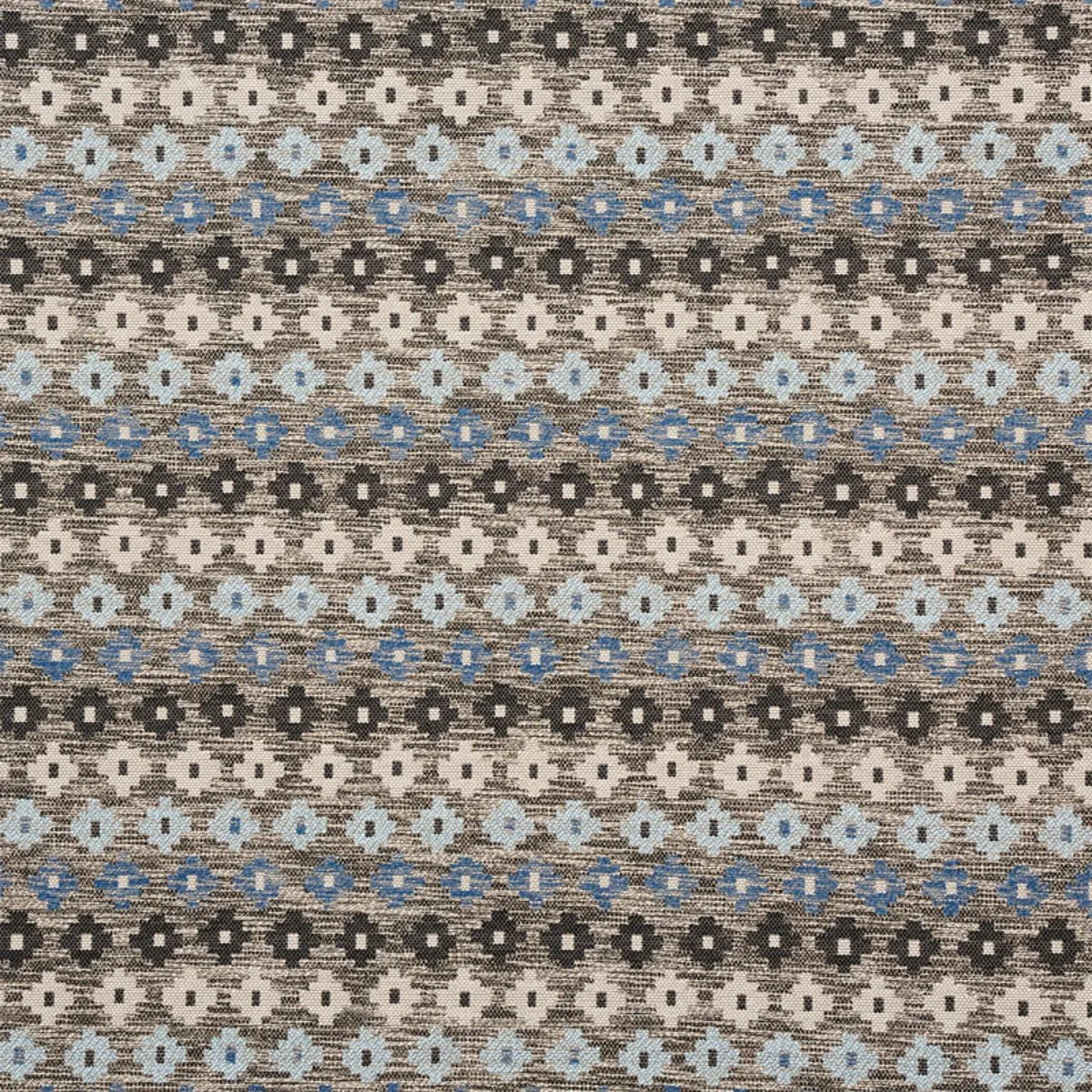 Schumacher 78130 Ayumi Performance Blue fabric swatch