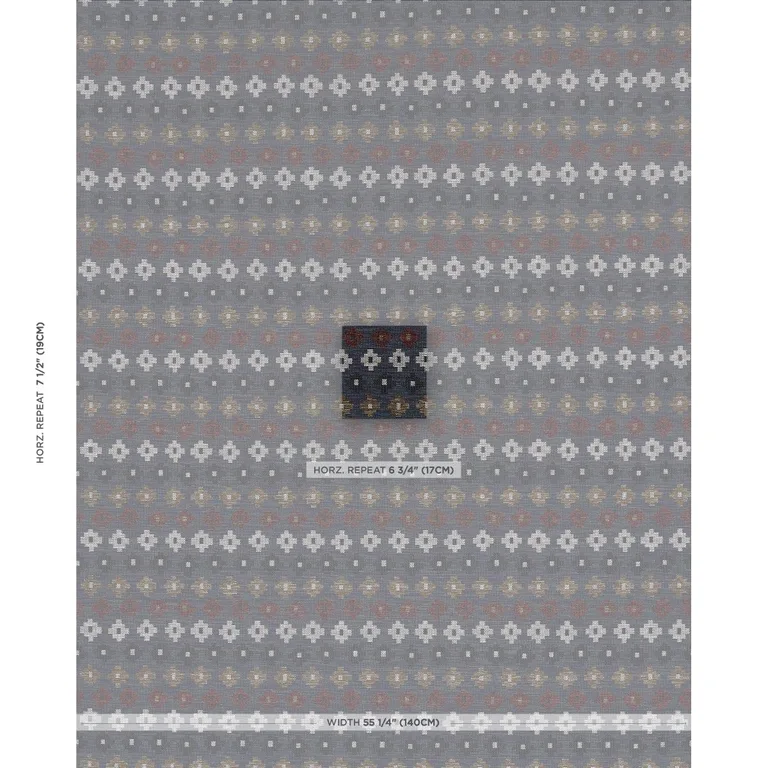 Schumacher 78132 Ayumi Performance Denim fabric swatch