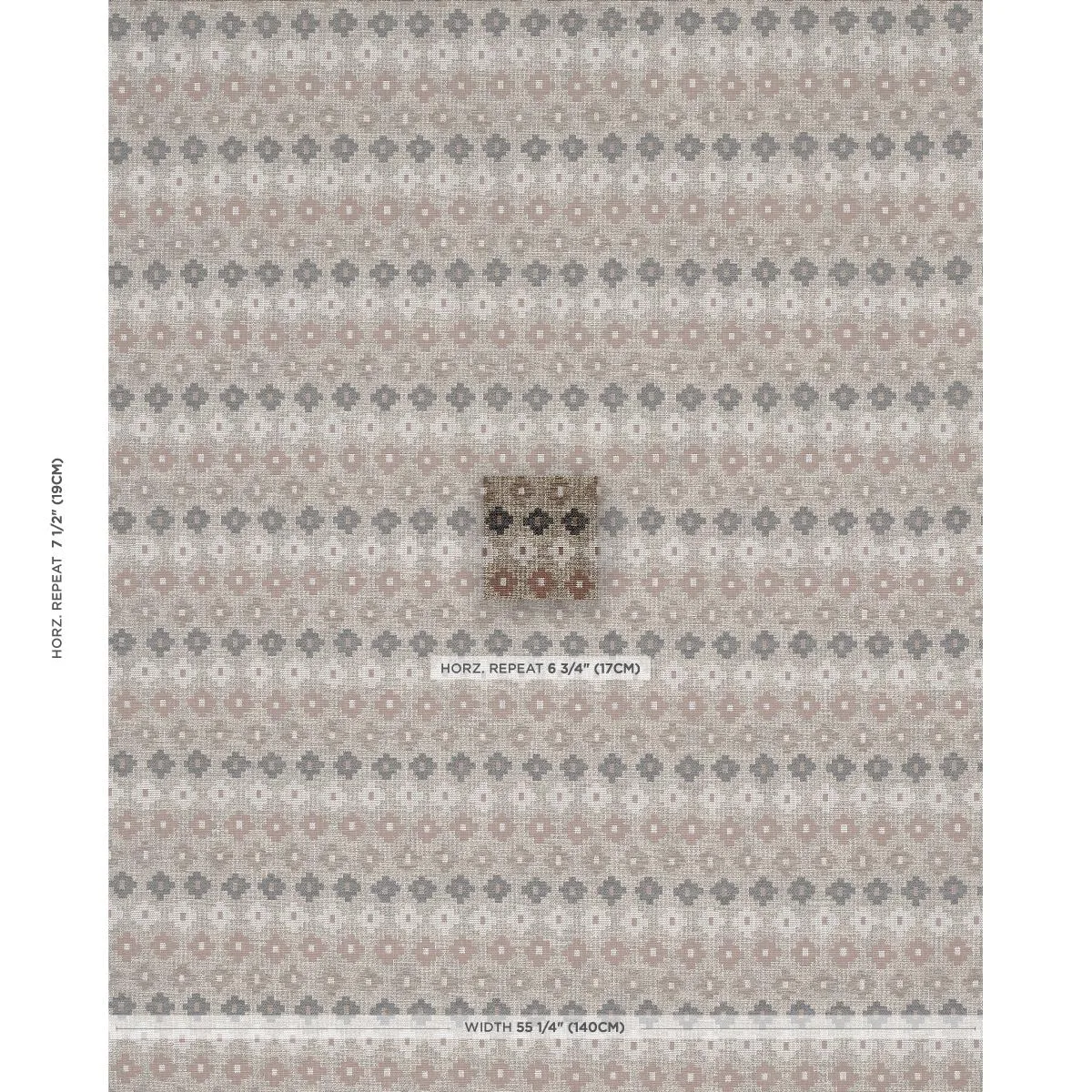 Schumacher 78134 Ayumi Performance Dune fabric swatch