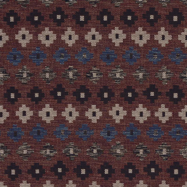 Schumacher 78133 Ayumi Performance Russet fabric swatch