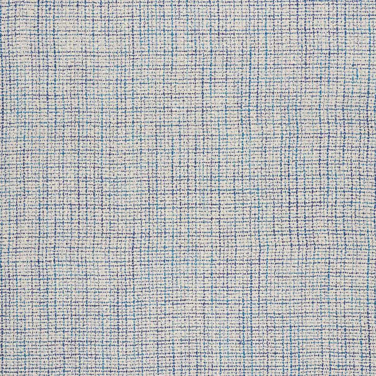Schumacher 54235 Babe's Tweed Blue fabric swatch
