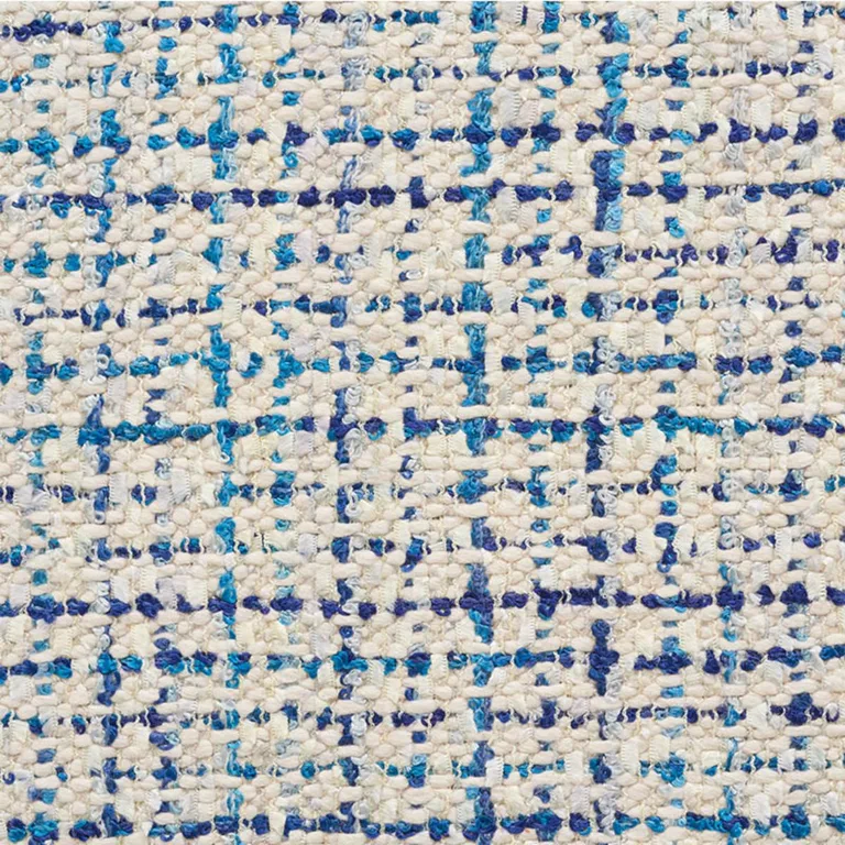 Schumacher 54235 Babe's Tweed Blue fabric swatch