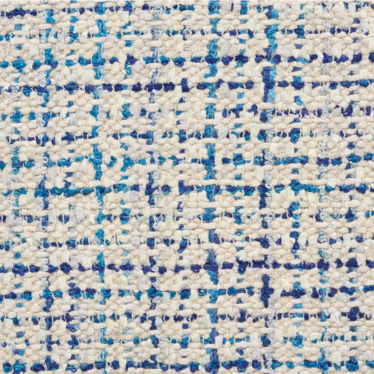 Schumacher 54235 Babe's Tweed Blue fabric swatch