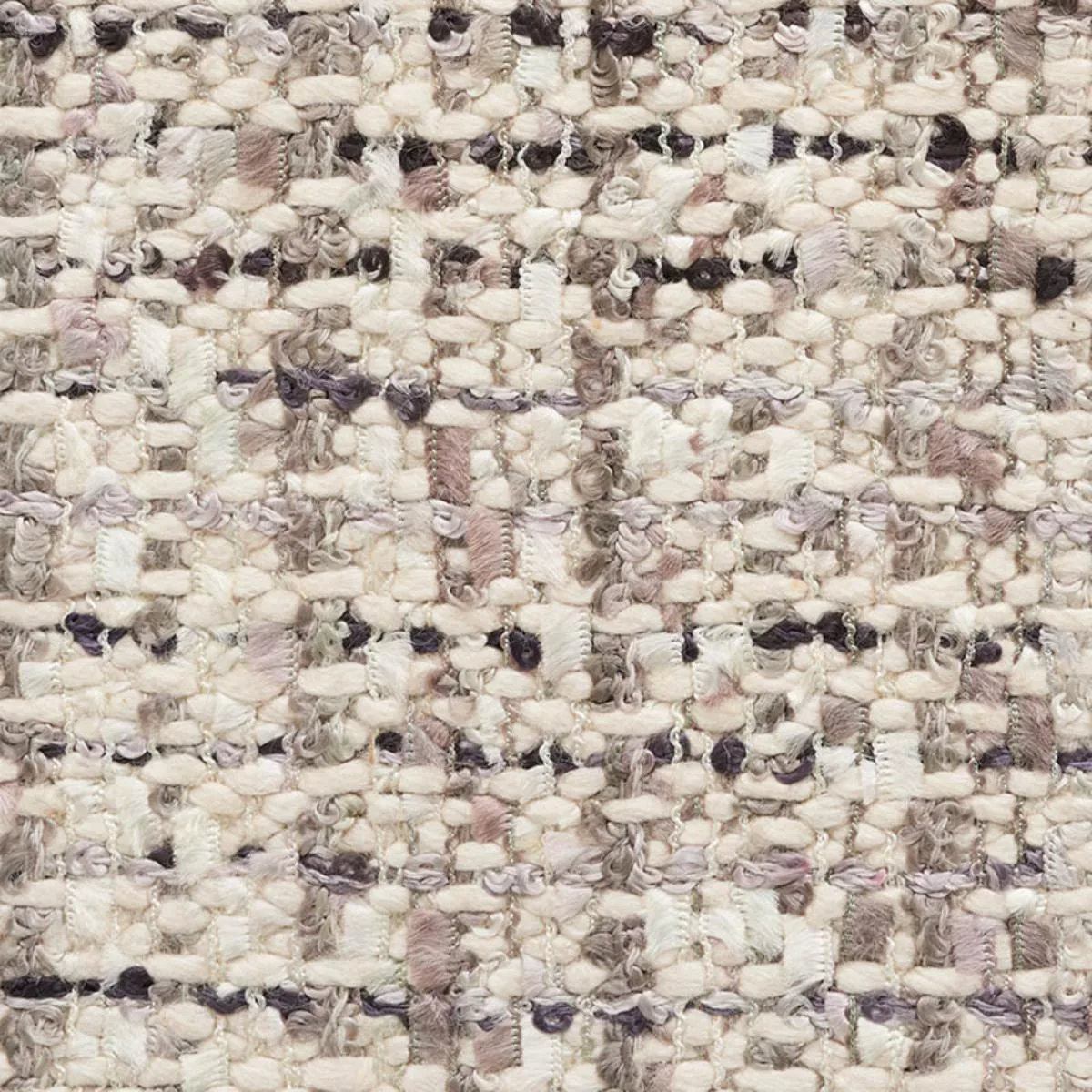 Schumacher 54234 Babe's Tweed Grey fabric swatch