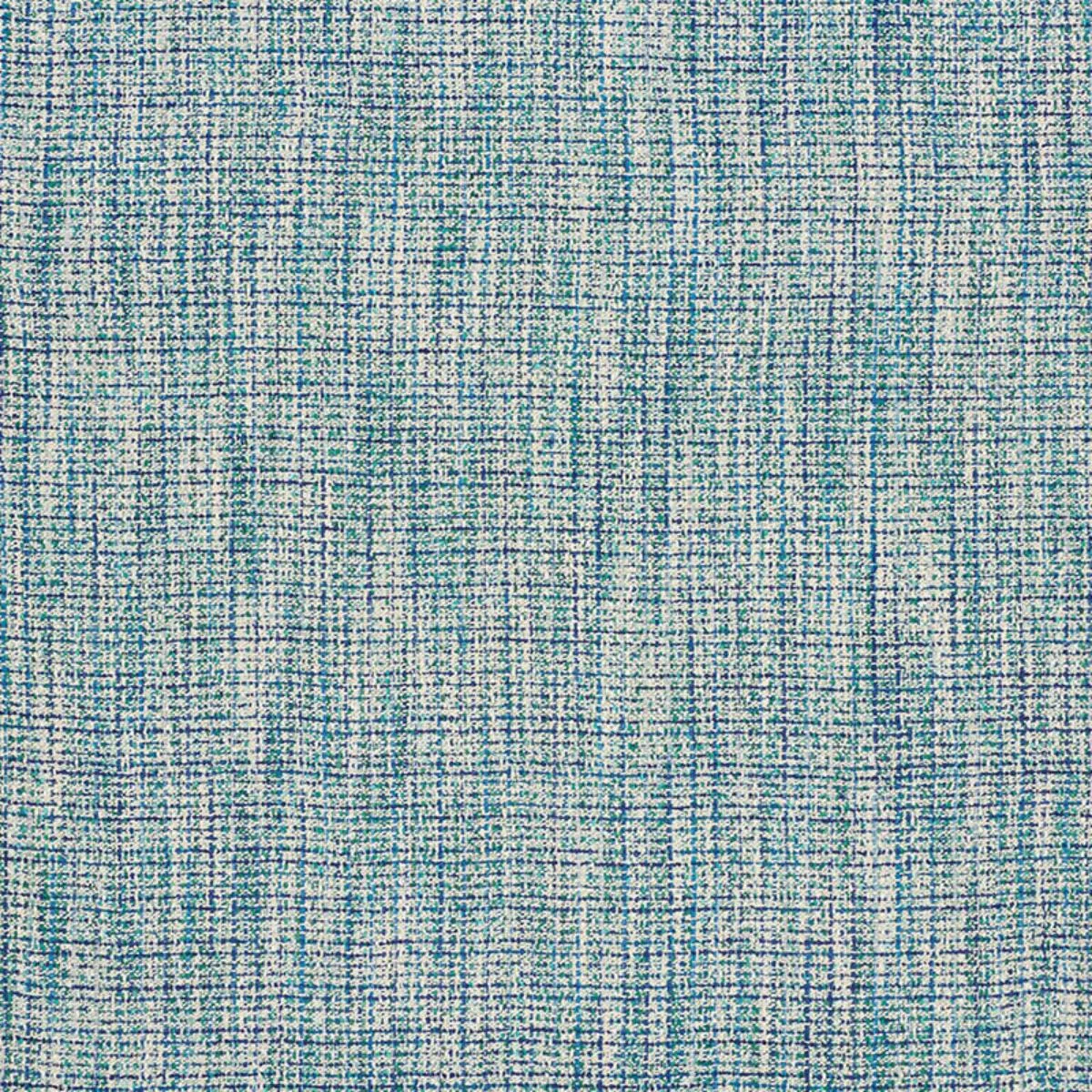 Schumacher 54236 Babe's Tweed Peacock fabric swatch