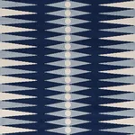 Schumacher 83200 Backgammon Cut Velvet Blue fabric swatch