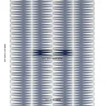 Schumacher 83200 Backgammon Cut Velvet Blue fabric swatch