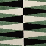 Schumacher 83202 Backgammon Cut Velvet Green fabric swatch