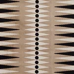 Schumacher 83201 Backgammon Cut Velvet Neutral fabric swatch
