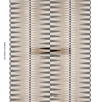 Schumacher 83201 Backgammon Cut Velvet Neutral fabric swatch