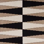 Schumacher 83201 Backgammon Cut Velvet Neutral fabric swatch