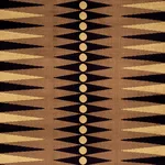 Schumacher 83203 Backgammon Cut Velvet Ochre fabric swatch