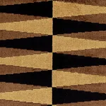 Schumacher 83203 Backgammon Cut Velvet Ochre fabric swatch