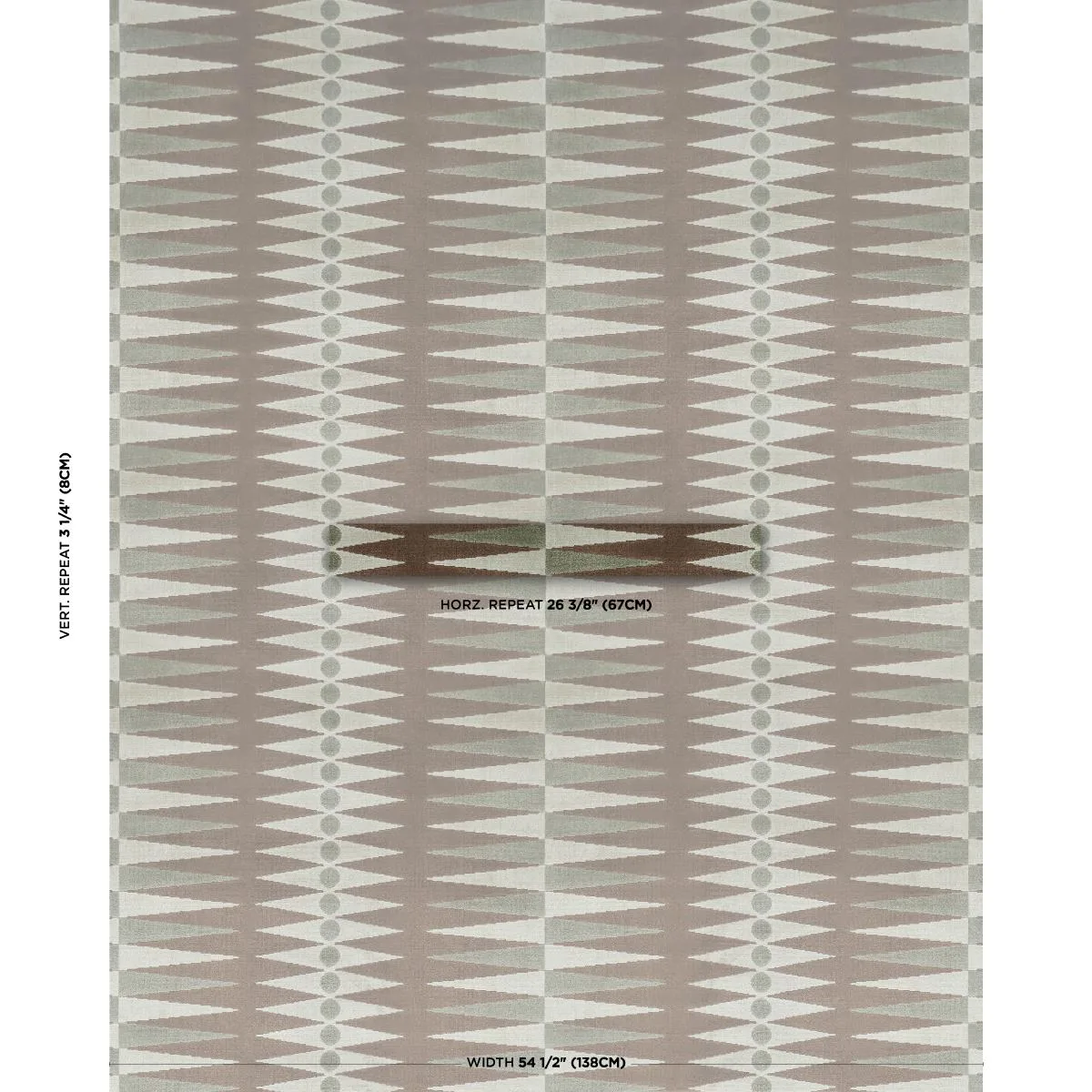 Schumacher 83204 Backgammon Cut Velvet Verdure fabric swatch