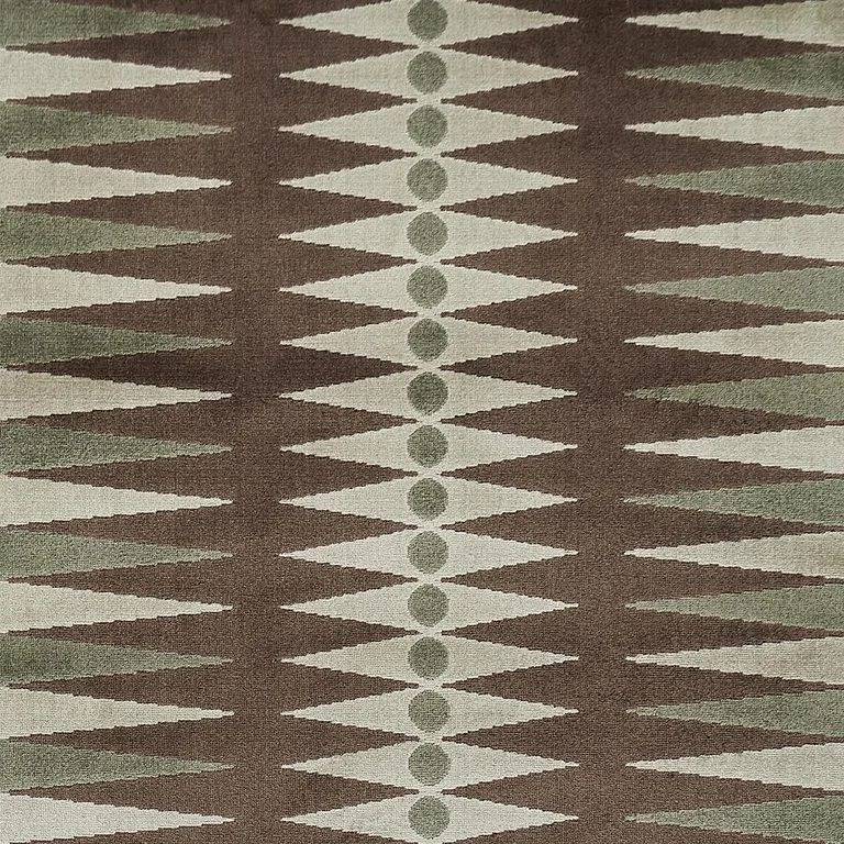 Schumacher 83204 Backgammon Cut Velvet Verdure fabric swatch