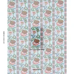 Schumacher 181860 Bailey Botanical Azure fabric swatch