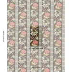 Schumacher 181862 Bailey Botanical Chocolate fabric swatch