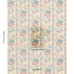 Schumacher 181861 Bailey Botanical Gold fabric swatch