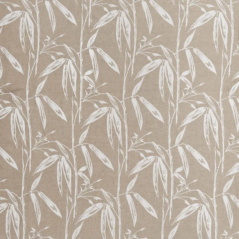 Schumacher 178380 Bamboo Garden Sheer Natural fabric swatch